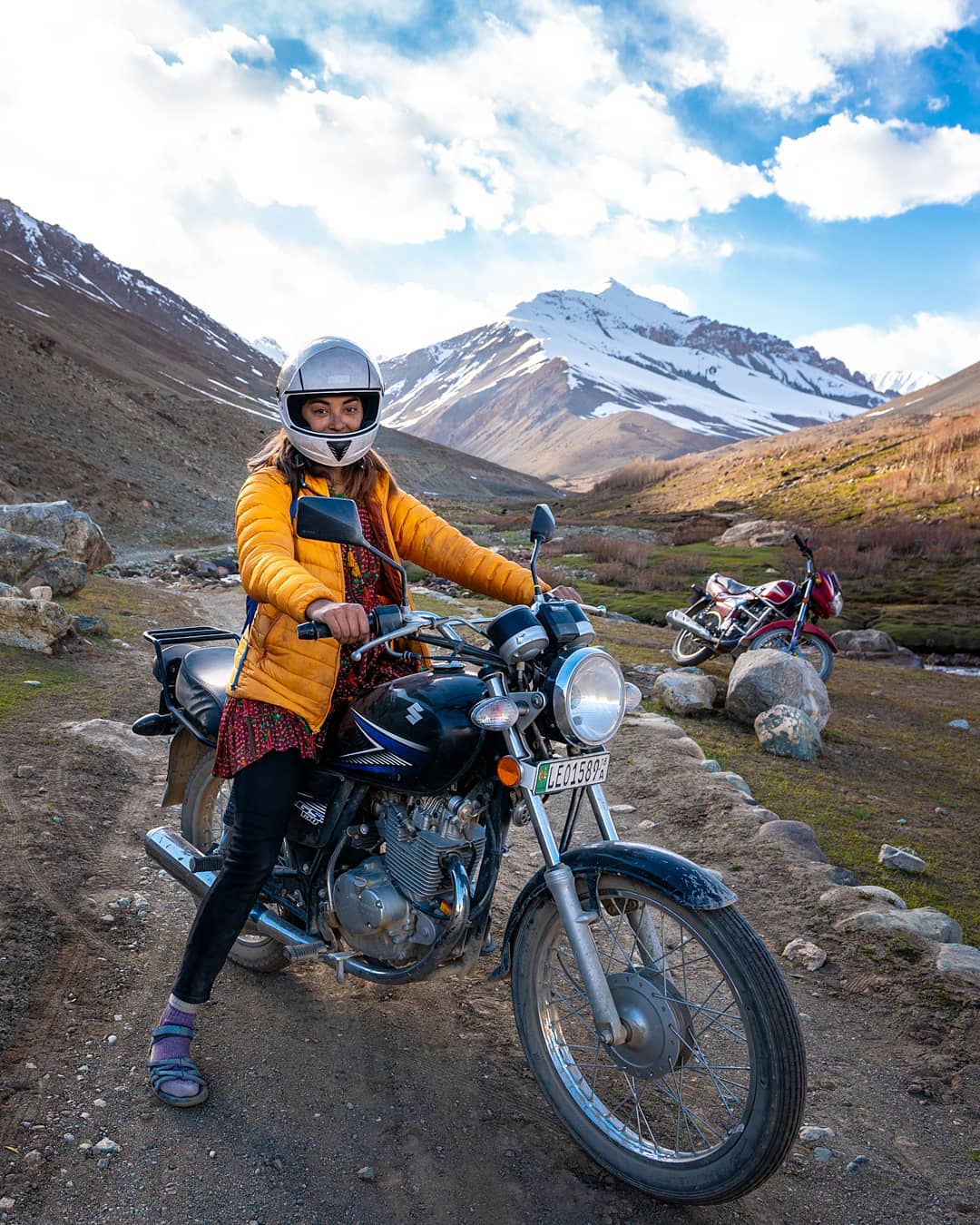 Motorbike Phander Valley Pakistan Female Travel