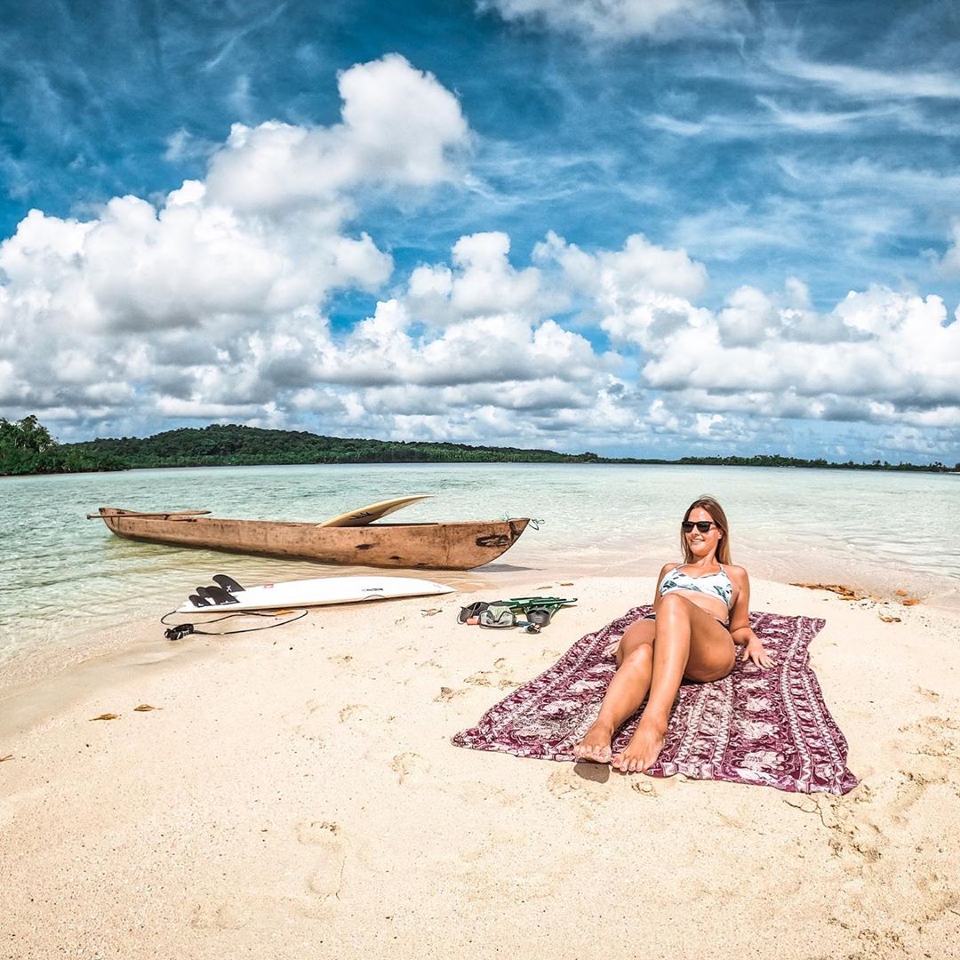 Surfing in the Solomon Islands Relaxing